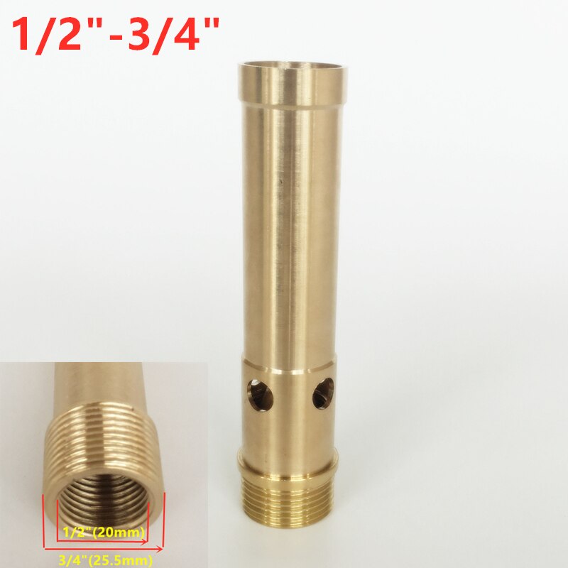Brass Stainless Steel Spring Bubbling Fountain Nozzle Spray Sprinkler Head 1/2" 3/4" 1": 1l2 x 3l4 (Brass)