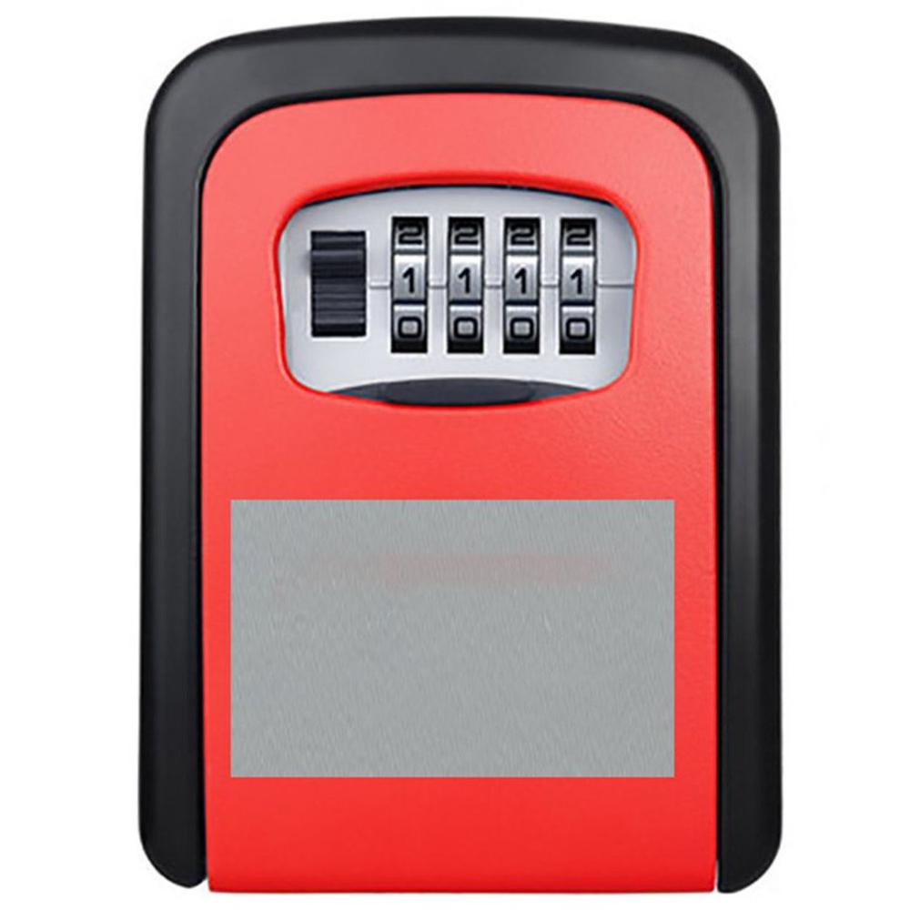Mini Key Storage Safe Box for Locksmith home Wall Mounted Safe Box Weatherproof 4 Digit Combination Key Storage Lock Box