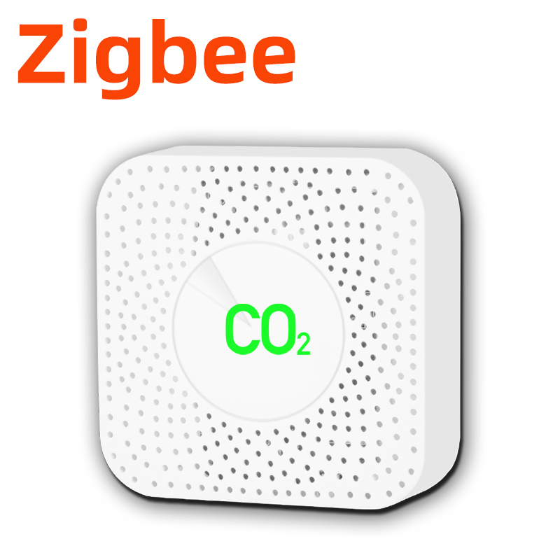 Tuya CO2 Carbon Dioxide Sensor co2 detector NDIR High-precision Measurement Exceeds Standard Alarm Smart Home Linkage tuya senso: mixed color