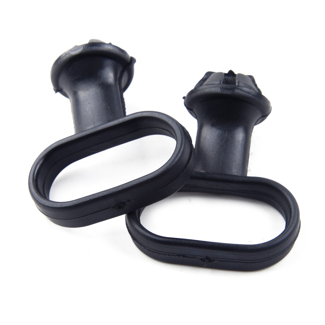 Beler-soporte de guía de Cable para motocicleta, guardabarros delantero Universal de goma negra de 5,5x4,1 cm, velocímetro, 4 Uds.