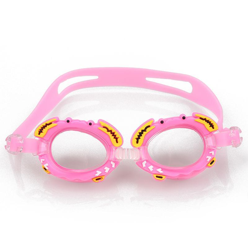Kids Zwembril Eyewear Kinderen Zwemmen Bril Duiken Surfen Bril Jongen Meisje Brillen Voor Zwemmen Duiken Apparatuur: pink crab