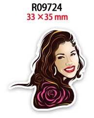 Abalorios acrílicos de Selena Singer para niña, accesorios de decoración para la fabricación de pendiente DIY, 30 Uds.: R09724