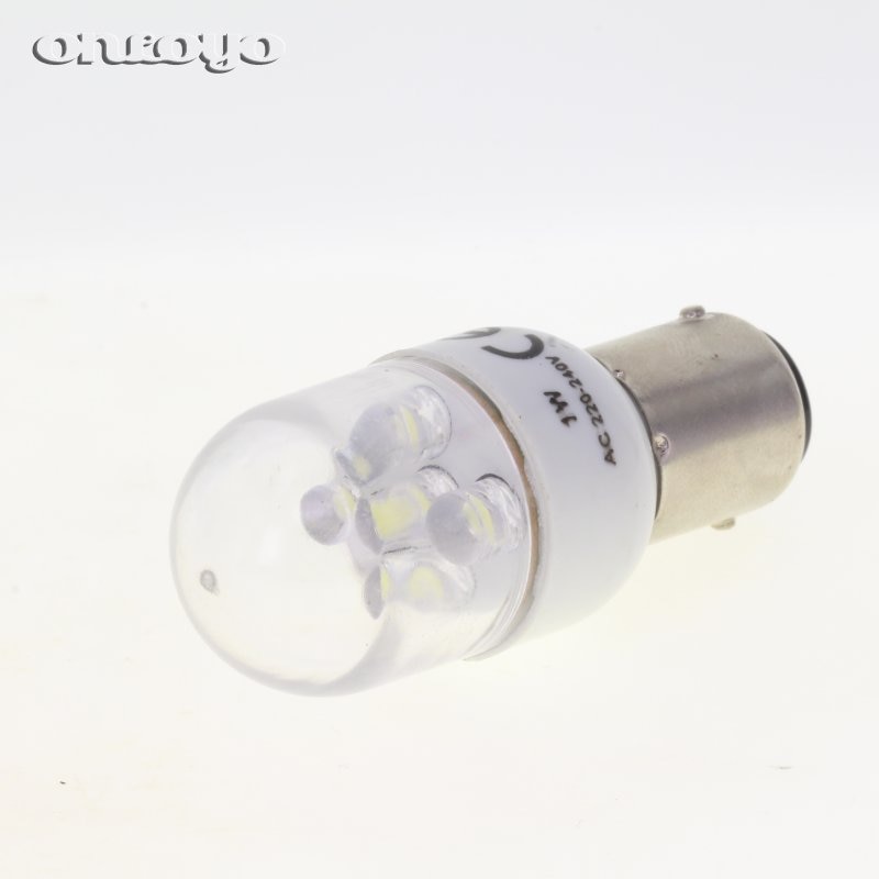 Led-lampen voor Singer Home Naaimachine 1 w 220 Volt Push In Type # LED-BA15D 220 v