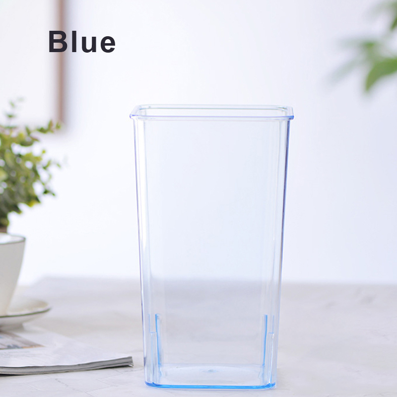 Acryl Extra Grote Wake Bloem Emmer Transparante Plastic Bloem Vaas Bloem Shop Huishoudelijke Home Decoratie Bloem Winkel: Blue - XL