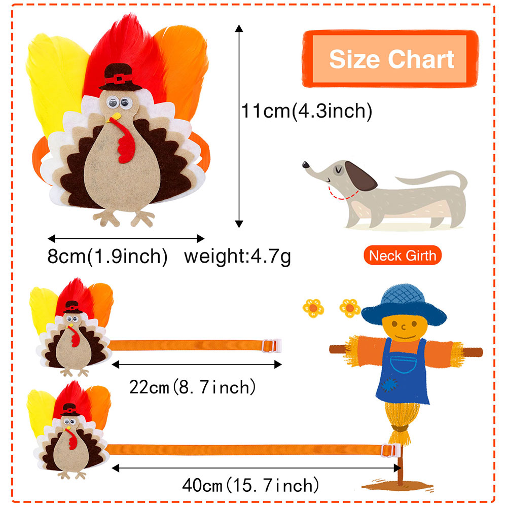 20/50 stuks Thanksgiving Hond Bowtie Turkije Herfst Kleine Hond Kat Strikje Mode Strikje Hond Thanksgiving Hond Accessoires dierbenodigdheden