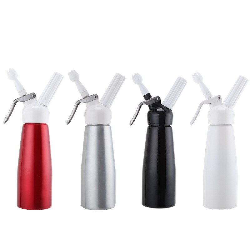 500ml krempistoler aluminium kremskummer rustfritt stål krem emalje vase nitrogen sifon flaske midtdeler dessertbrett