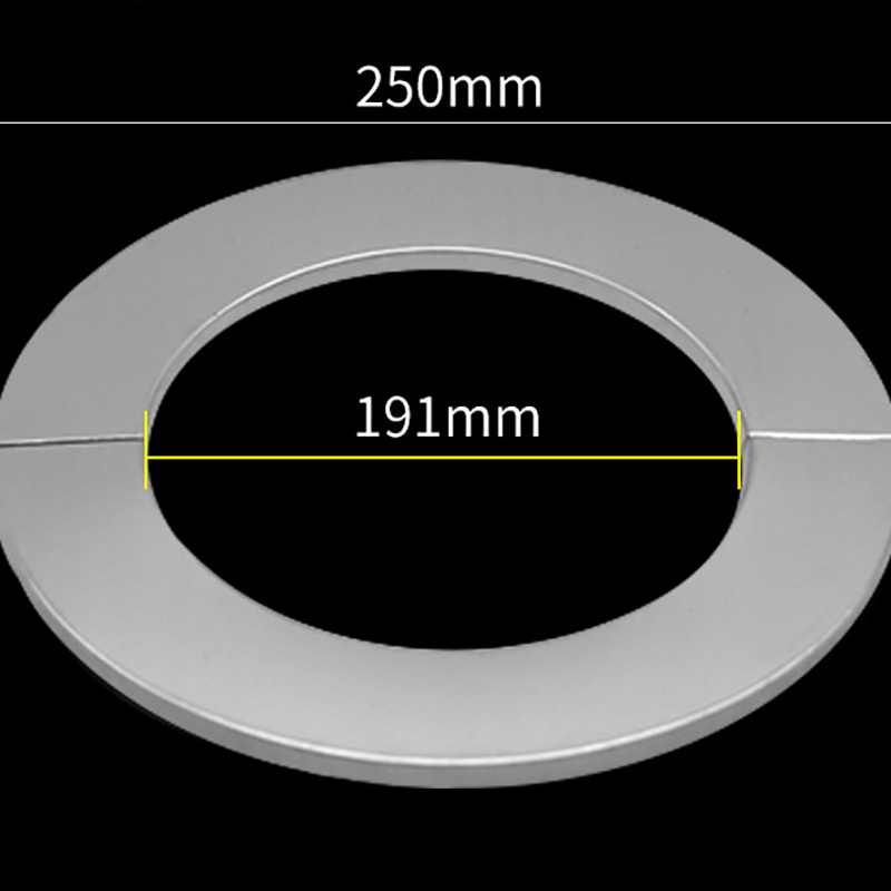 Stainless Steel Water Pipe Faucet Decorative Cover Self-Adhesive Cover Chrome Pipe Wall Covers Faucet Accessories