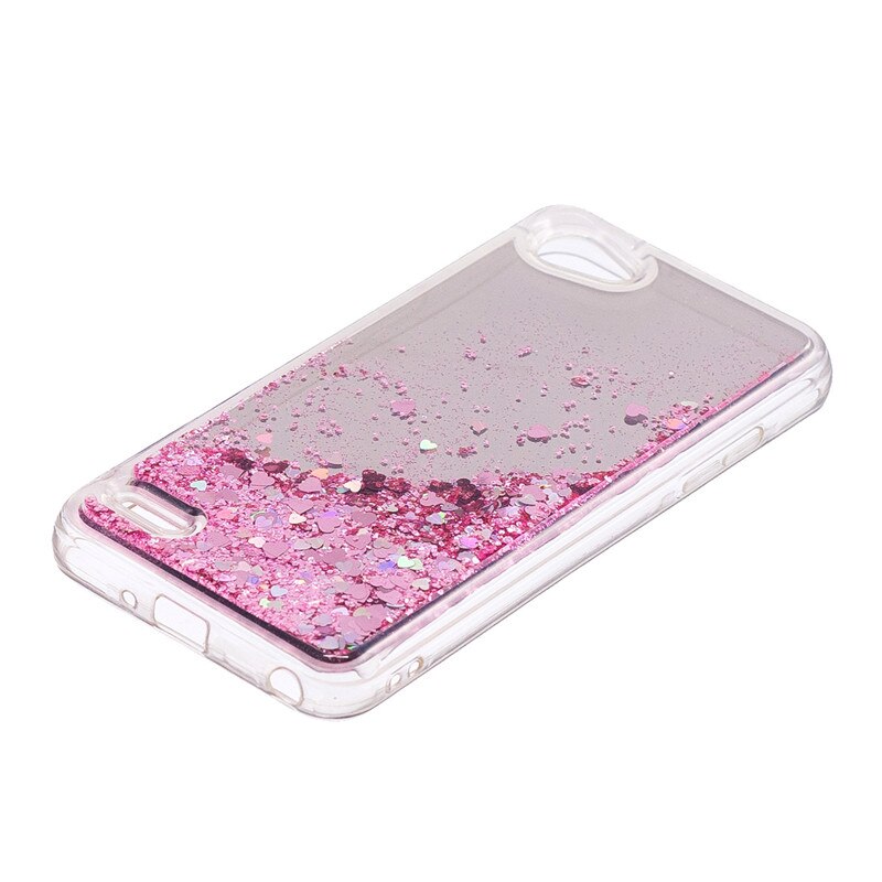 Dynamische Vloeibare Drijfzand Glitter Telefoon Case Voor LG Q6 Spiegel Case Back Cover Voor LG Q6A Q6 Alpha M700 Q6 Plus X600 Case 5.5"