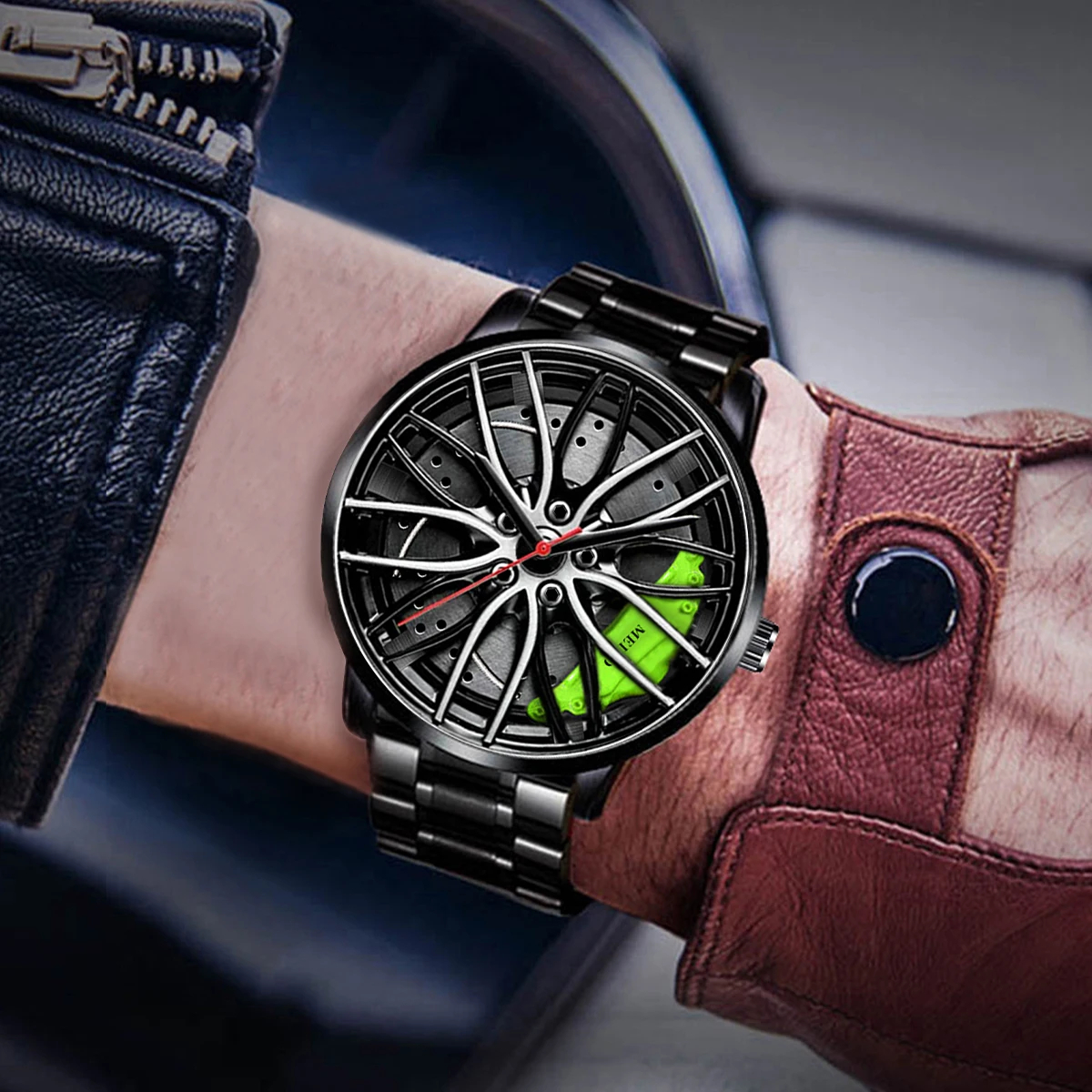 Relojes de coche para hombre, reloj de pulsera de – Grandado