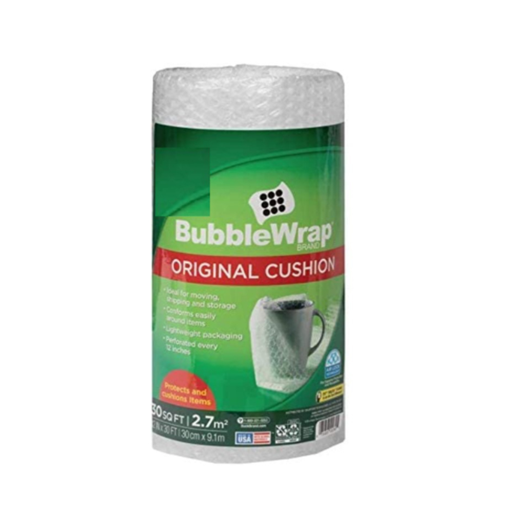 Bubble Cushion Wrap Roll for Packaging Moving Boxes SuppliesPacking Storage Wrap Padding Roll: A( 0.3x10.9m)