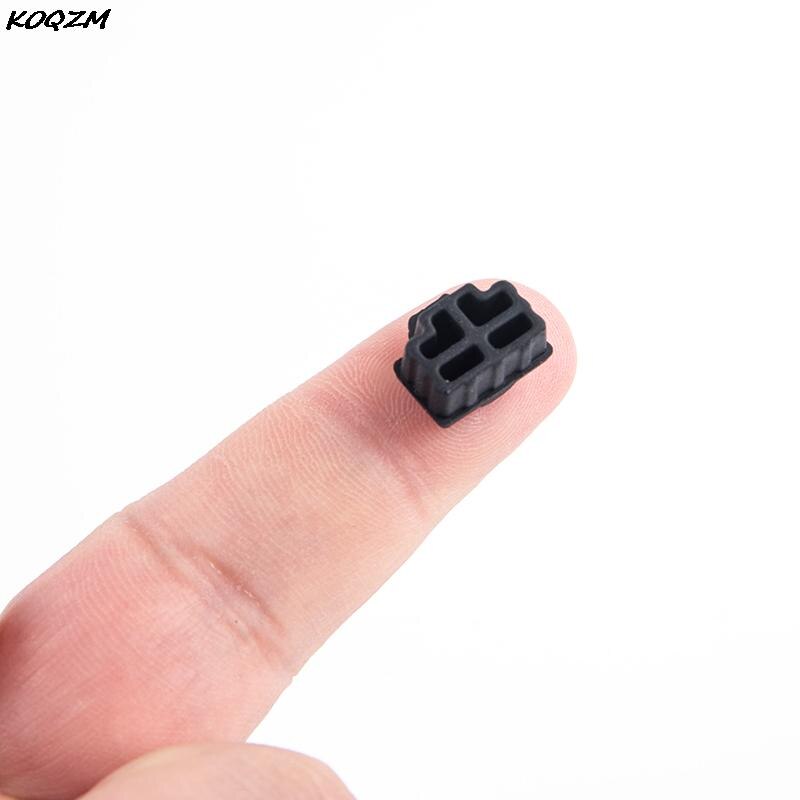 20Pcs Black Ethernet Hub Port RJ45 Anti Dust Cover Cap Protector Plug for RJ45 Female Jack
