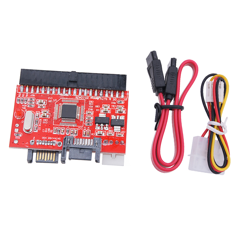 Adattatore da IDE a SATA convertitore da SATA a IDE conversione bidirezionale 100/133 scheda riser HDD/SSD/CD/DVD per PC desktop JM20330 patata fritta