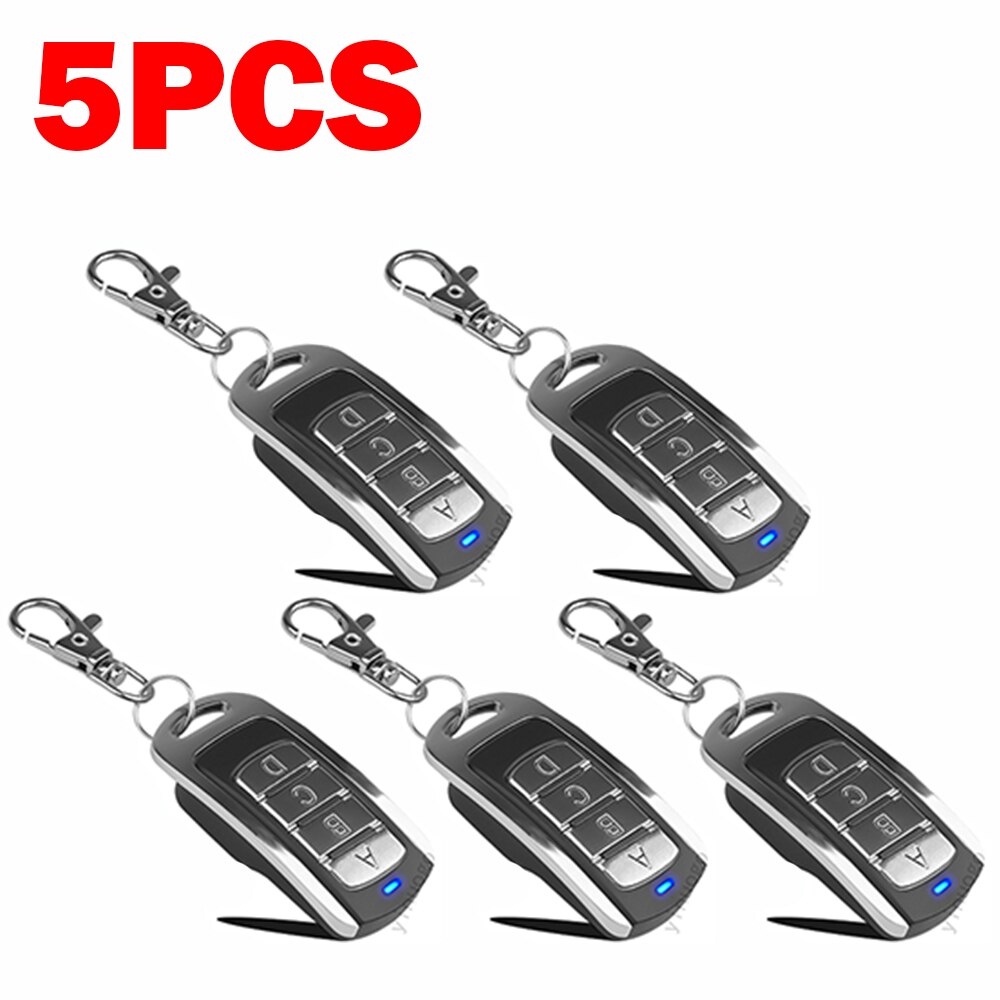 mando garaje universal Control remoto de puerta de garaje 287MHz a 868MHz Comando de abridor de puerta de garaje 433.92MHz Abridor de puerta Control remoto de 433MHz para puerta: 5PCS YNG100