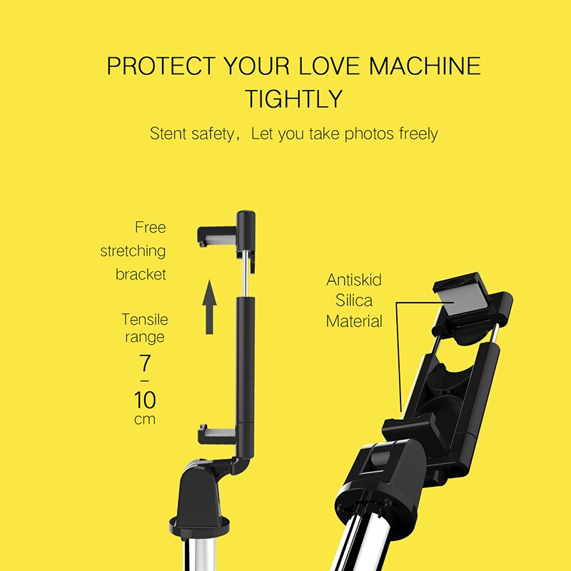 Bluetooth Selfie Stick Remote Control Tripod Handphone Live Photo Holder Tripod Camera Self-Timer Artifact Rod