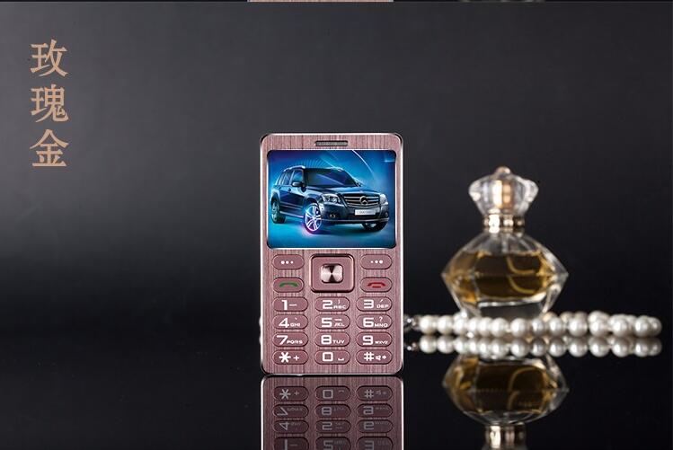 Kaart Telefoon A10 Mini Luxe Mobiele Telefoon Bar Dual Sim Mp3 Bluetooth Dial 3.5mm Koptelefoon Jack Remote Camera Push -knop Mobiele Telefoon: Standard / rose gold