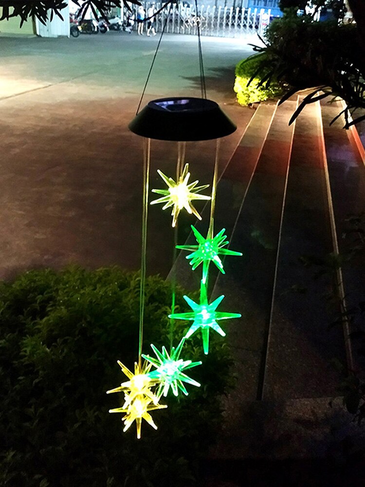 Solar Wind Chime Lamp Intelligente Lichtregeling Outdoor Solar Villa Decoratieve Licht Toepasselijk Scènes Villa 'S Parken Binnenplaatsen