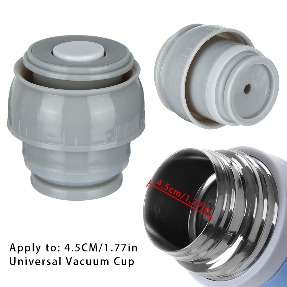 Válvula de salida de taza de vacío Universal, termo para exterior, tapa de botella de agua, accesorios, tapón, 45MM