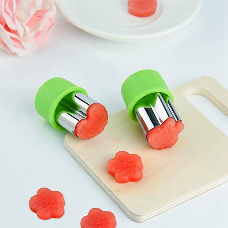 9 Pcs Vegetable Cutter Shapes Set Fruit And Cookie Stamps Mold Cookie Cutter Decorative Food For Kids Baking