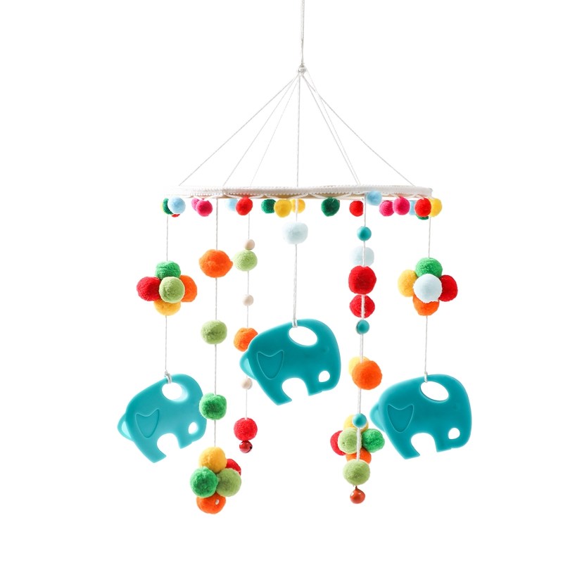 Baby Holz kleine Birdie Bett Glocke Halterung Cartoon Krippe Bett Glocke mobile hängende Rassel Spielzeug Kleiderbügel Baby Krippe Dekoration Access ori