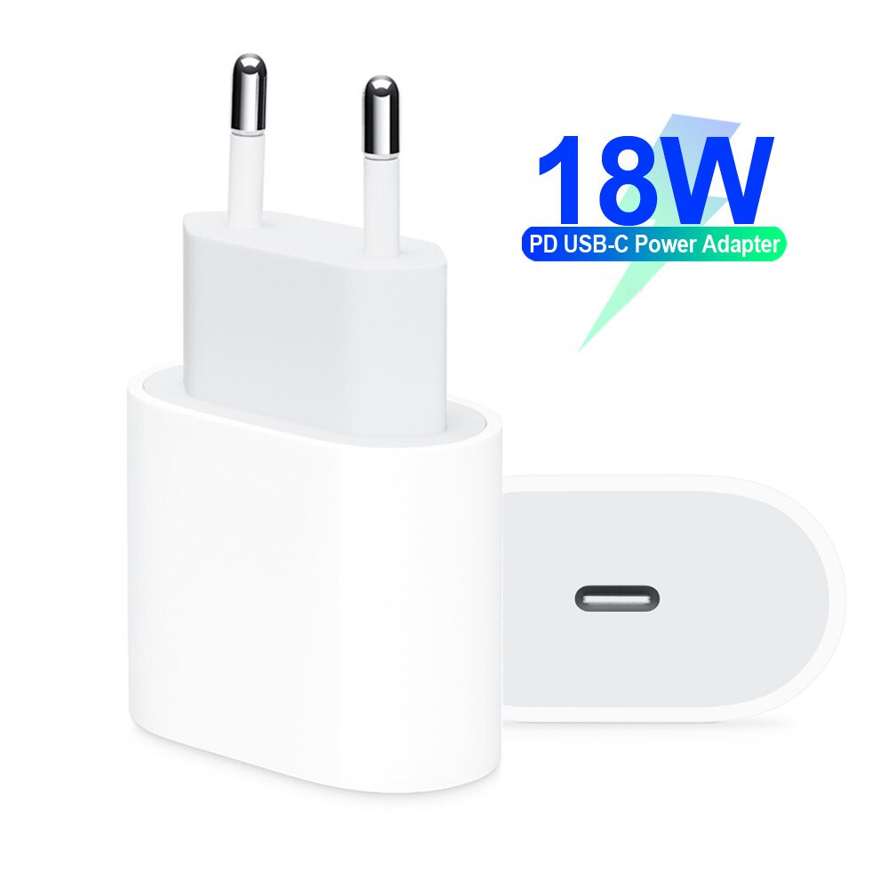 18 ワット usb タイプ c クイック充電アダプタ iphone の 11 プロ xs max x xr 8 プラス pd 高速充電電源タイプ c eu プラグアップルケーブル