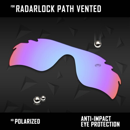 Lentes de repuesto oowlit para gafas de sol oakley radarlock path vented  oo9181 polarizadas (varios colores): Sendero hd