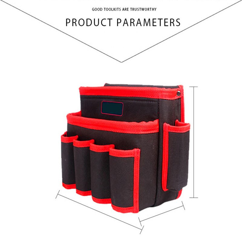 Tool Waist Bag Hardware Small Parts Storage Bag Work Bag Oxford Cloth Tool Bag Multi-function Small Tool Bag Customization