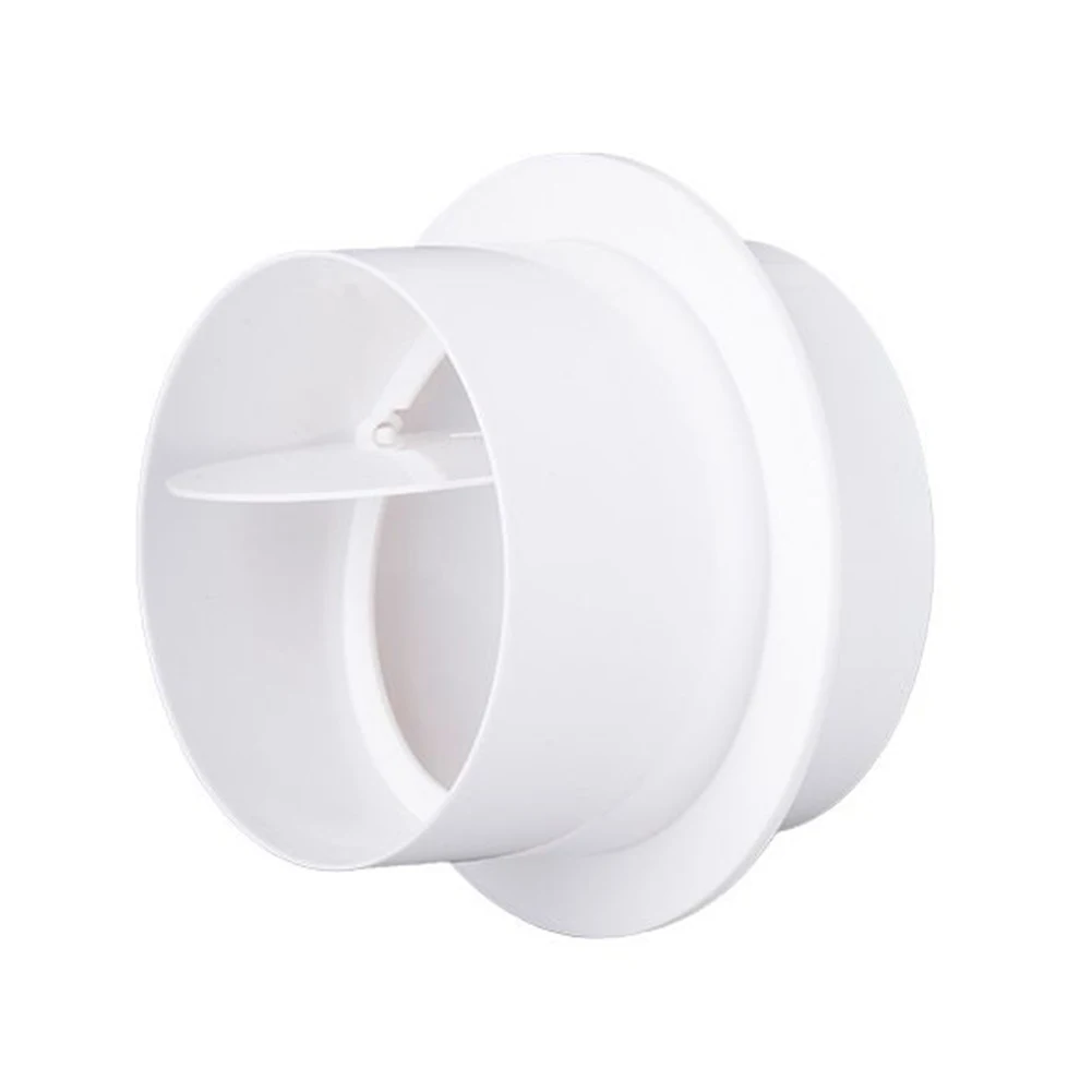Badkamer Terugslagklep Ventilatie Wit 100Mm 110Mm 120Mm 150Mm 200Mm 80Mm Voor Badkamerventilator Voor Ventilatie Pvc