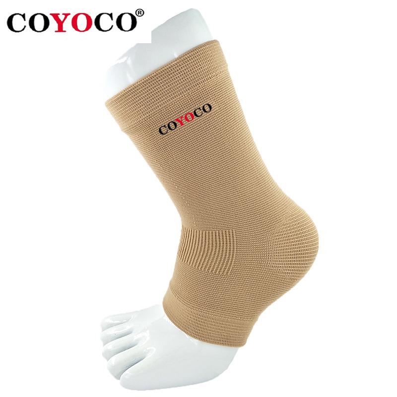 1 Pcs Ankle Support Protect Brace COYOCO Brand Bicycle Football Badminton Anti Sprained Bike Ankles Nursing Care Warm Brown