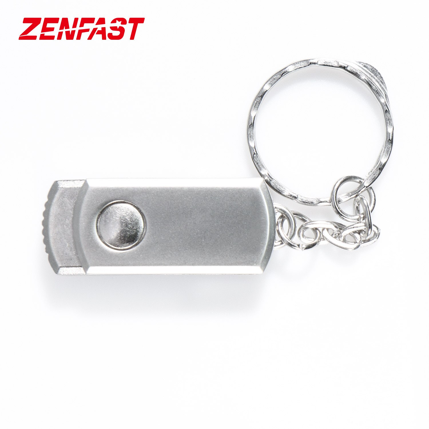 Zenfast Rvs Usb 2.0 Pen Drive 4Gb 8Gb 16Gb 32Gb 64Gb 128Gb 256gb Pendrive Stick Met Sleutelhanger Usb Flash Disk