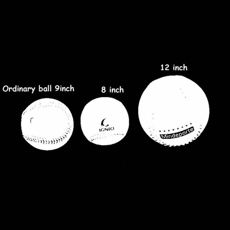 1PCS Ball Baseball Praxis Ausbildung PVC Softball Hardball Hand Nähen Sport Team Spiel 9 zoll 7,3 cm