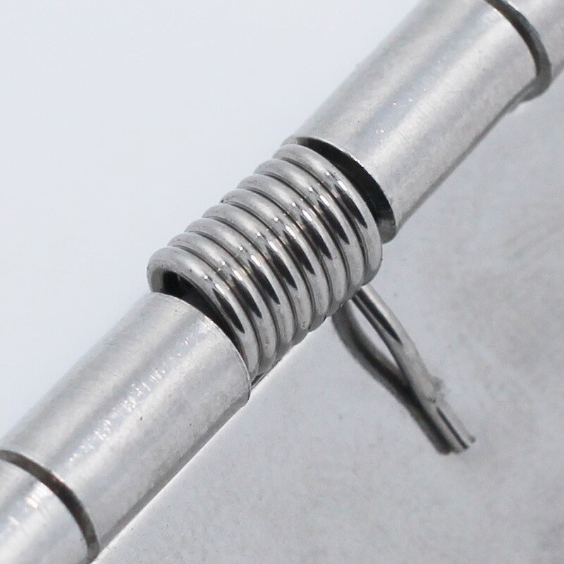 Mini charnière à ressort pliante en acier inoxydable 304, 1 pièce, Micro charnières automatiques, porte d&#39;armoire, accessoires de quincaillerie de meubles