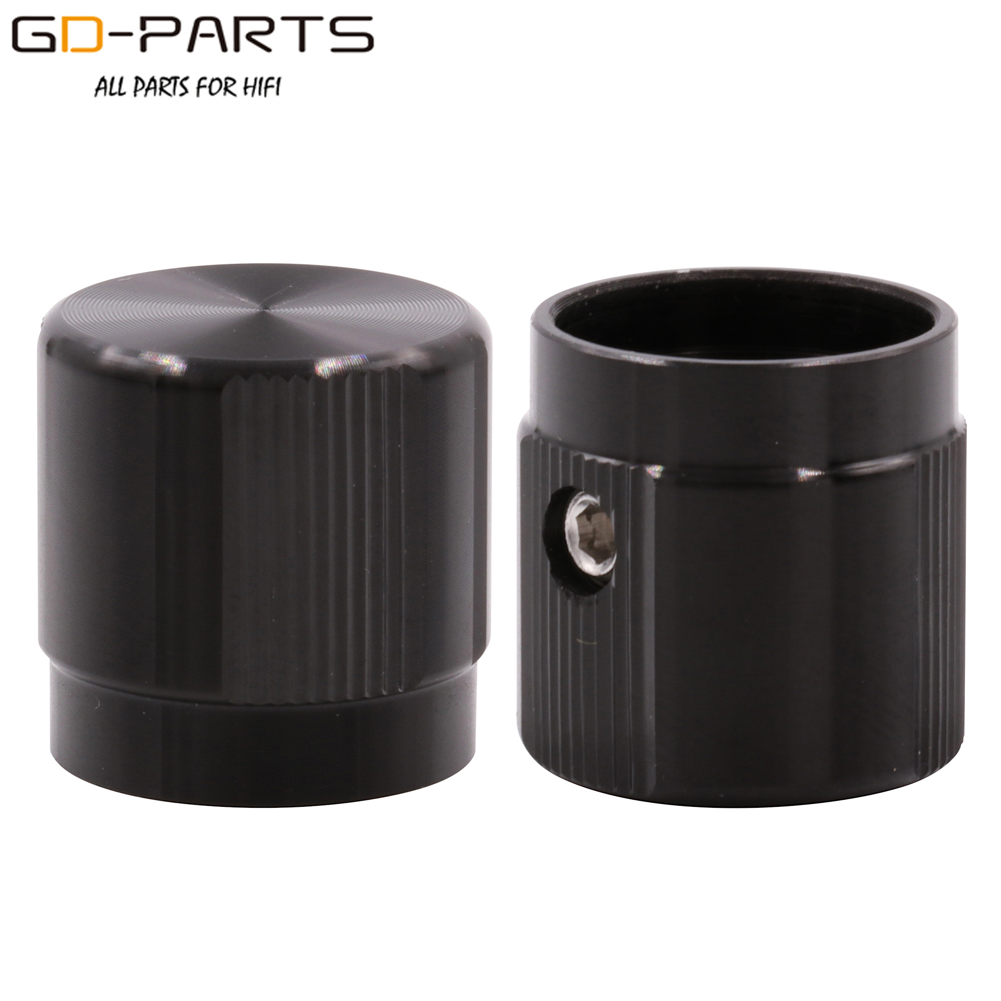 17*17mm Massivem Aluminium Set Pointer Knob Für Hifi Audio AMP DAC Radio Lautsprecher Potentiometer CNC Gefräste