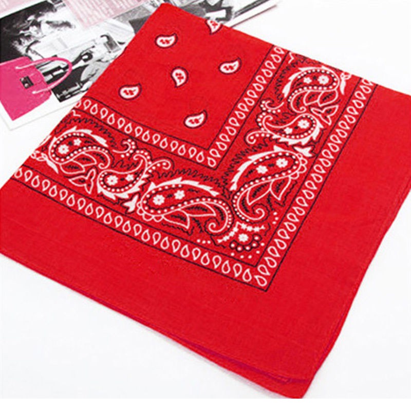 14 kleur Katoen Hoofd Wrap Paisley Bandana Head wrap Sjaal Polsband Zakdoek: R