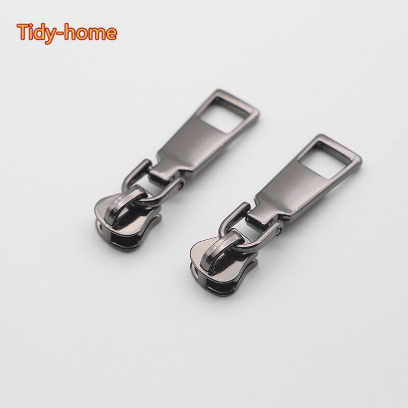 10Pcs Hight Grade Thicken #5 Hars Rits Sliders Rits Trekkers Rits Hoofd Reparatie Rits Slider Voor Jas reparatie Kit