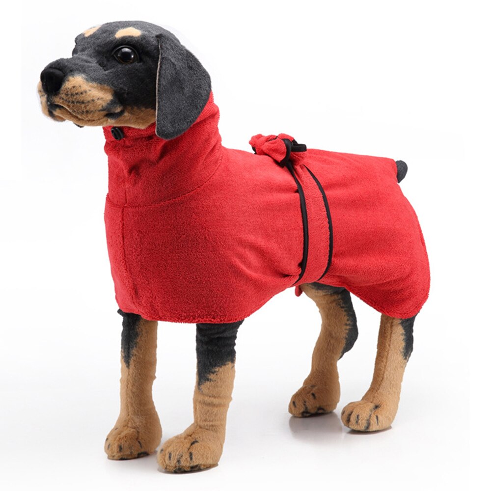 Pet Dog Cat szlafrok psy prysznic ręcznik kąpielowy z kapturem słodkie zwierzątko ręcznik do suszenia Super chłonny szybkoschnący ręczniki kąpielowe z mikrofibry