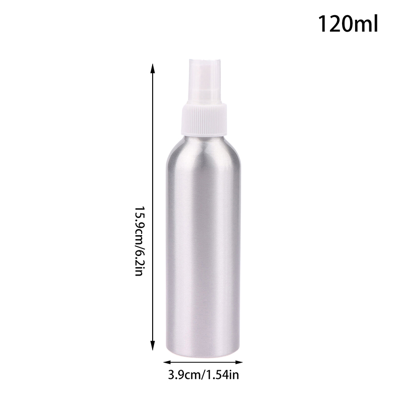 30/50/100/120/150/250/500ml flaconi spray vuoti in alluminio, flaconi cosmetici, mini flaconi atomizzatori in metallo, formato da viaggio per cosmetici: Avorio
