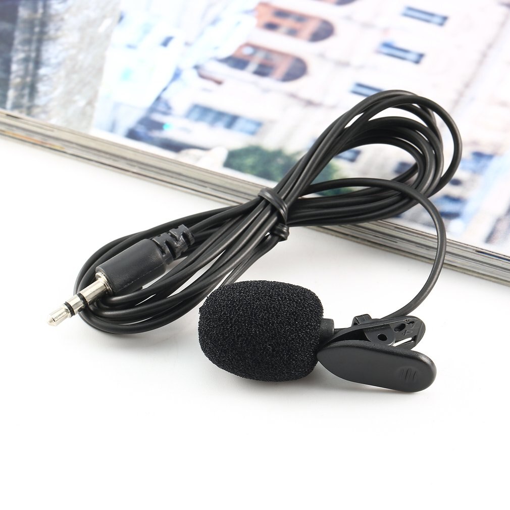 Universal Portable 3.5mm Mini Headset Microphone Clip Microphone For Lecture Teaching Conference Guide Studio Mic