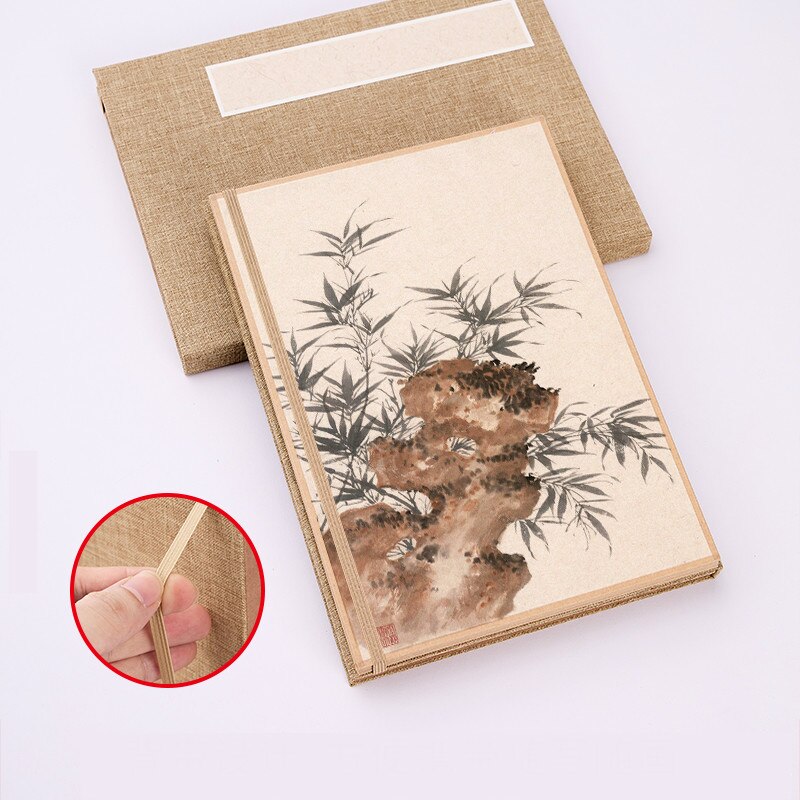 Mulberry Paper Card Raw/Hlaf Ripe Xuan Paper Cards with Box Thicken Calligraphy Watercolor Painting Mounting Paper Cards