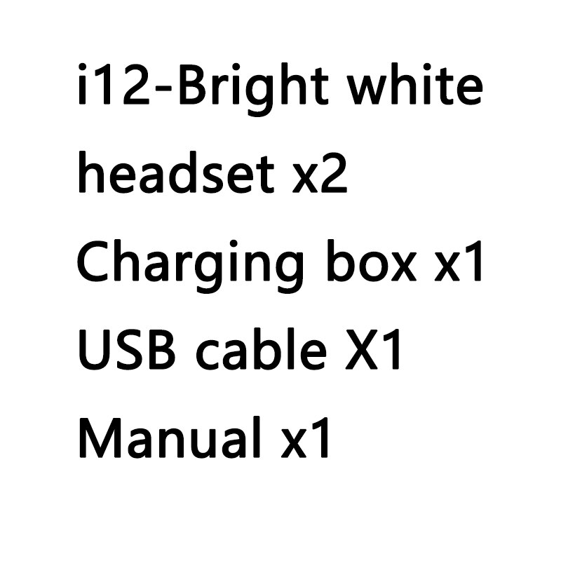 i9S i12: Bright white