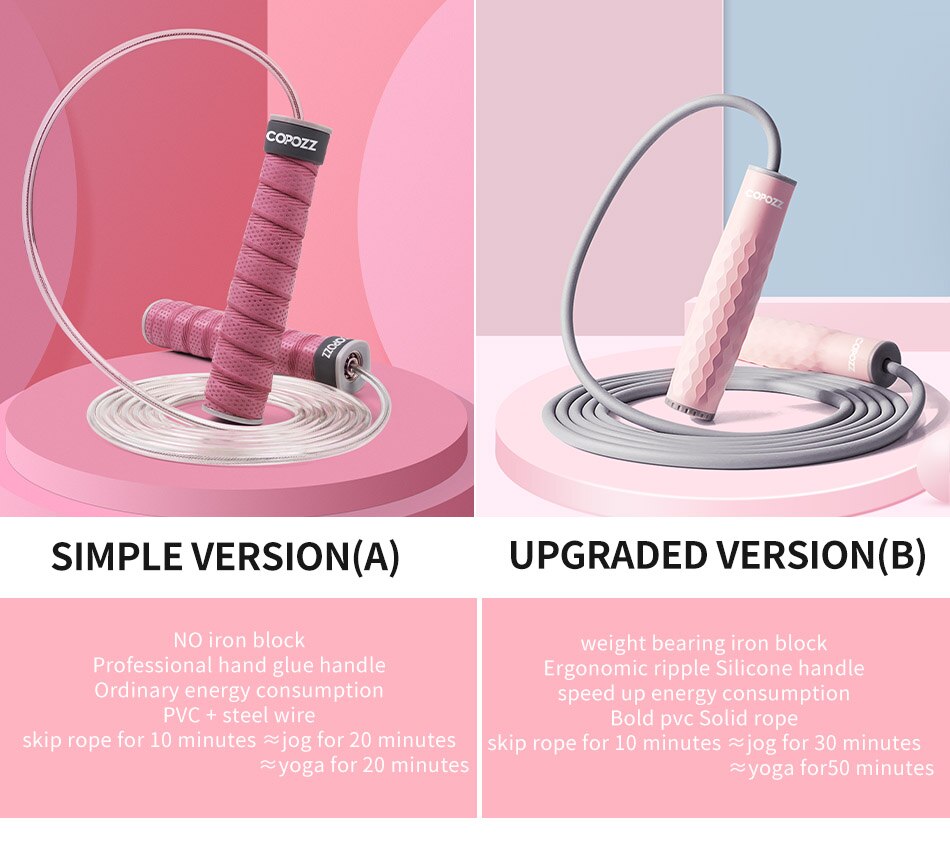 Regulowana skakanka Crossfit pomiń prędkość ważjeden skakanki z blokadą ciężaru łożyska kablowe trening zdatność uchwyt antypoślizgowy