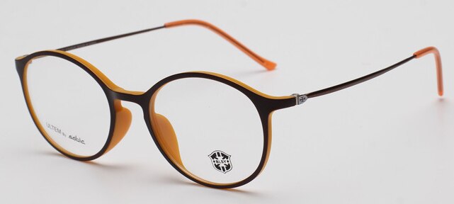 Gafas redondas de tungsteno para mujer, lentes de lectura Retro con montura de acero al carbono, Estilo Vintage Nerd, para miopía, japonesa,: C4
