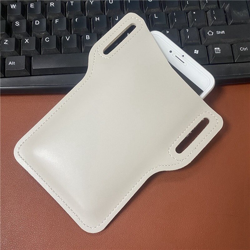 Saco da cintura do telefone celular bolsa de bolso de couro sacos de bolso coldre cinto de embreagem celular cintura bolsa cinta