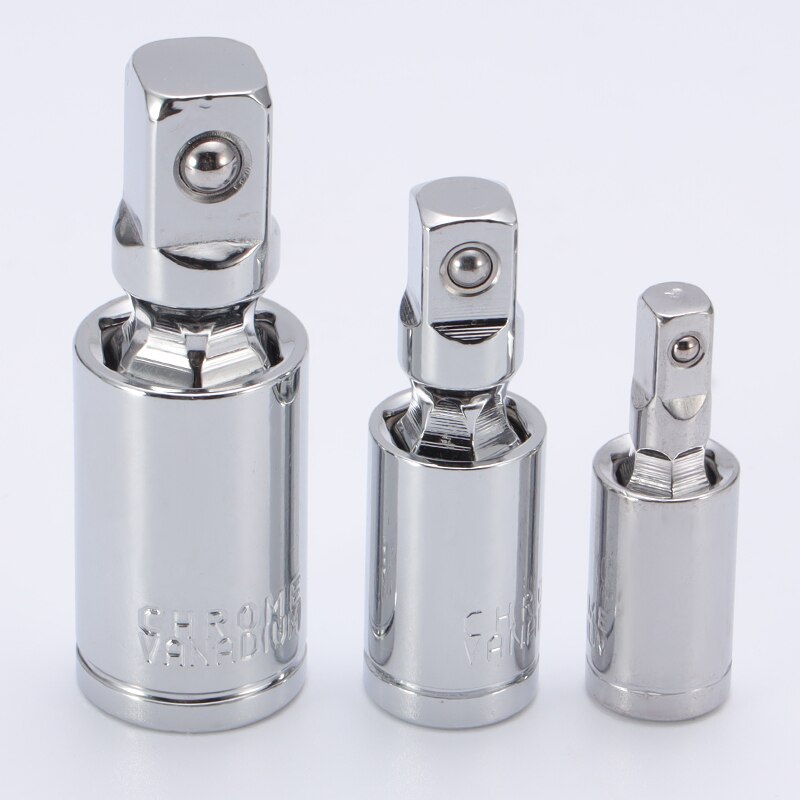 Universal Joint Ratchet Angle Extension 1/4 "3/8" 1/2 " Bar Socket Adapter Manual And Pneumatic Folding Adapter Socket Tools