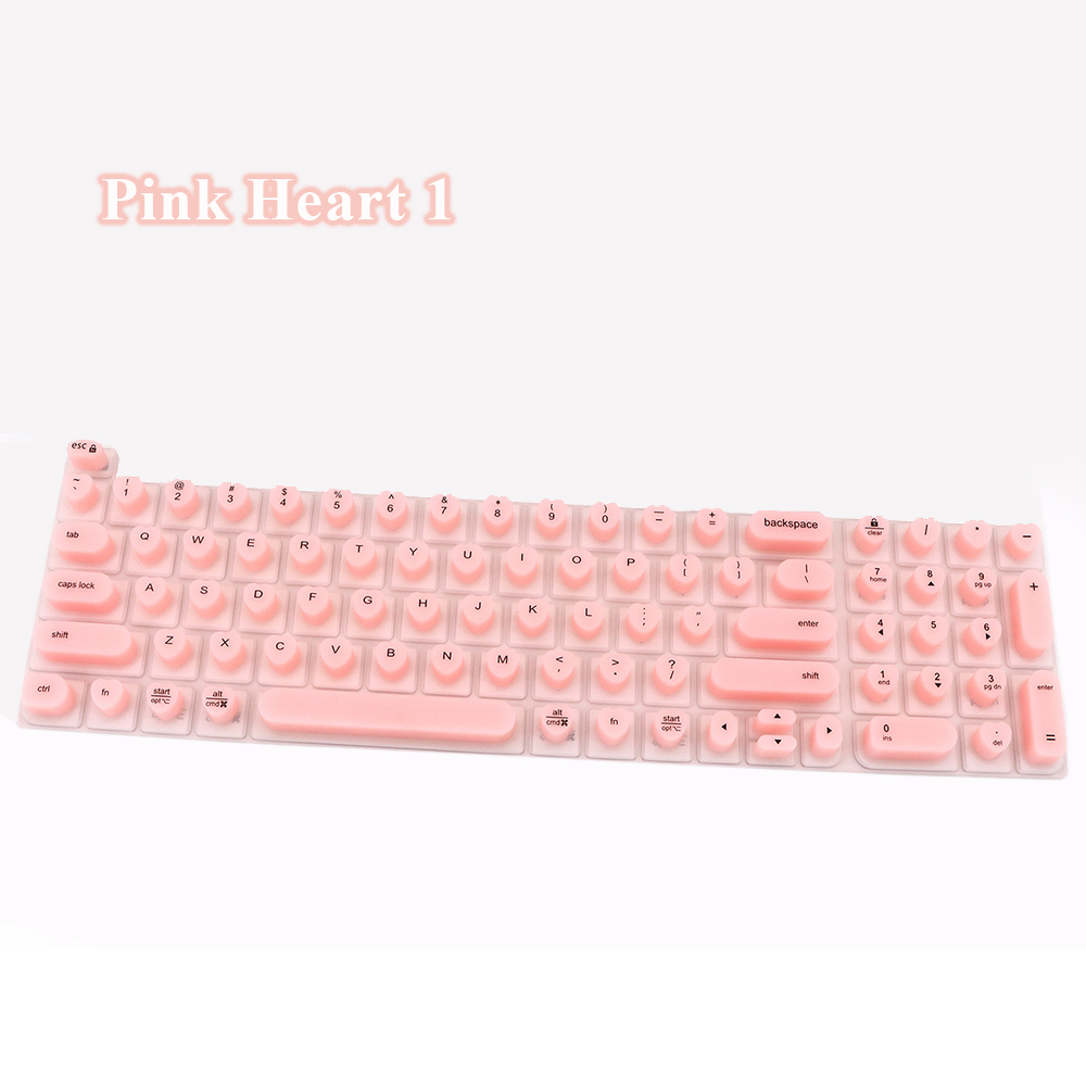 Teclado de silicona para decoración de uñas, teclado de membrana para dispositivos de escritura de oficina con uñas largas para mujeres, para Logitech K580, Aurora: Marrón