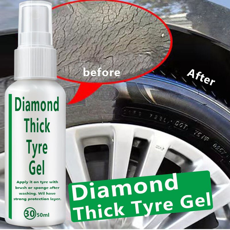 Car Tire Protector Bright 50ML Wax For Car Tires Restoration Agent Tire Protector Tire Restoration Accessory