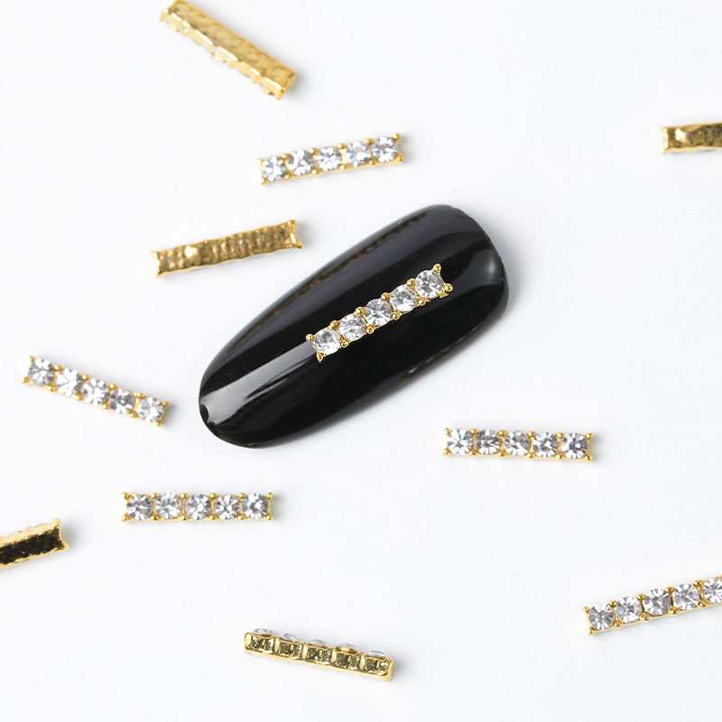 10 stuks kristal heldere parel nail strass legering Nail Art decoraties glitter DIY 3D CJE nail sieraden hanger