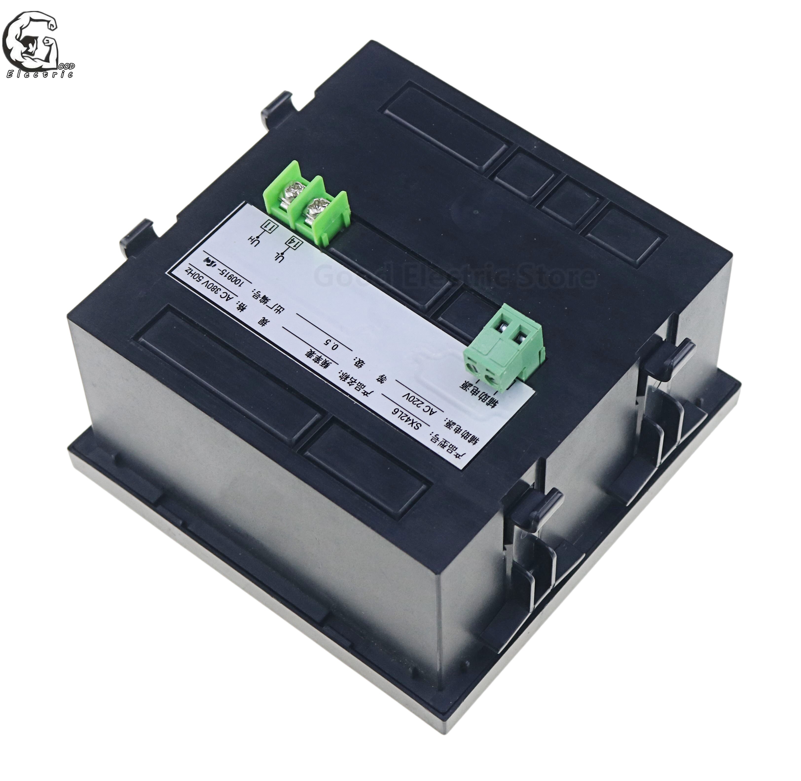 SX42L6 AC 380V 50Hz 0.5pole digatal panel meter frequency meter tachometer