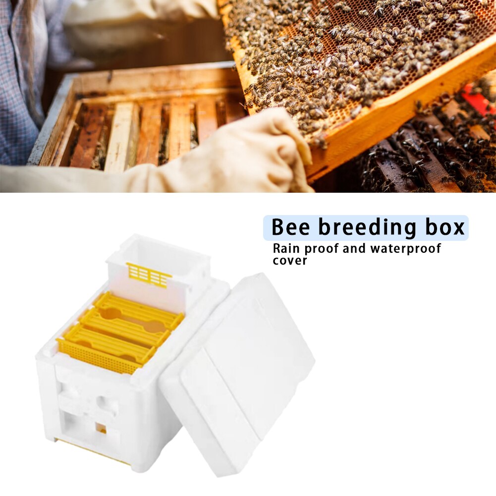 Multi-Function Beehive Beekeeping King Box Foam Home Bees Hive Pollination Box Foam Frames Beekeeper Mating Supplies Tools Queen