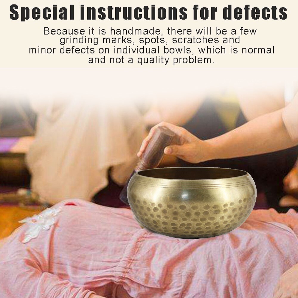 Tibetan Singing Bowl Set Buddha Sound Bowl Nepal Handmade Meditation Chanting Bowl For Healing And Mindfulness
