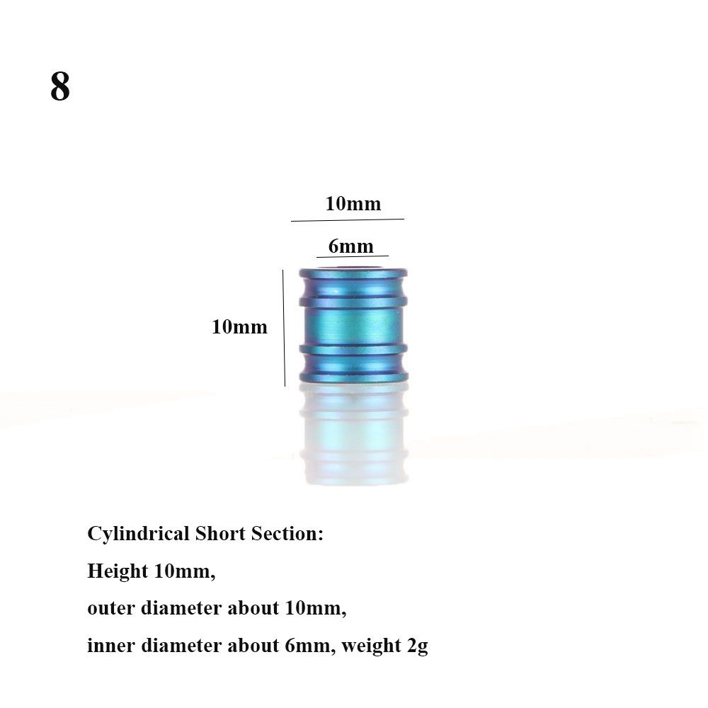 Titanium Alloy TC4 Knife Beads Knife Lanyard Camping Knife Gadgets Pendant Paracord Rope Accessory Knife EDC Outdoor Multi Tool: 8